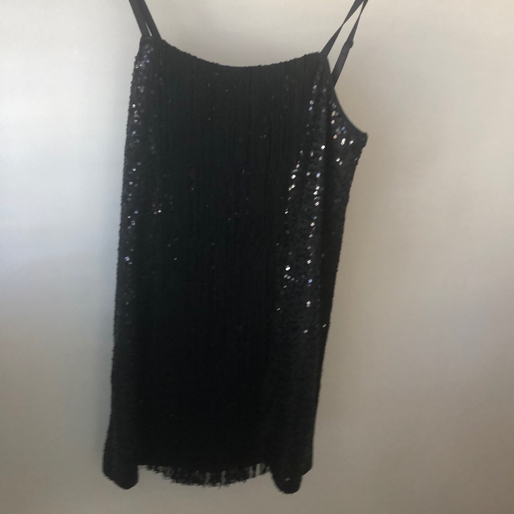 Bebe Sequin Tassle Dress